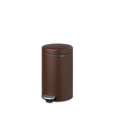 Brabantia NewIcon Pedaalemmer - 12 liter - kunststof binnenemmer - mineral cosy brown