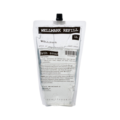 Wellmark refill Bath Soap 1l Fresh linen