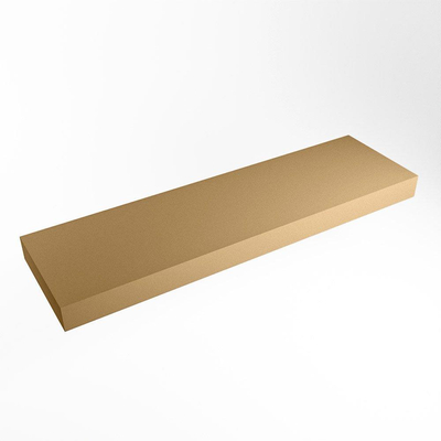 Mondiaz TOP 51 Plan sous vasque - 180x51x12cm - suspendu - solid surface - Oro