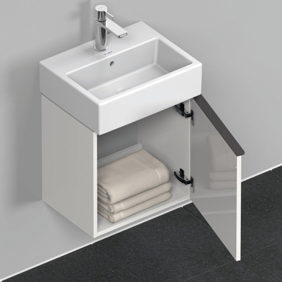 Duravit D-neo Meuble sous vasque 43.4x32.2x44cm 1 porte Blanc haute brillance