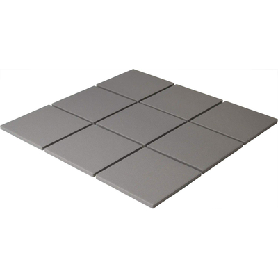 The Mosaic Factory London mozaïektegel - 30x30cm - wand en vloertegel - vierkant - full body - Porselein - mat dark grey (antraciet)