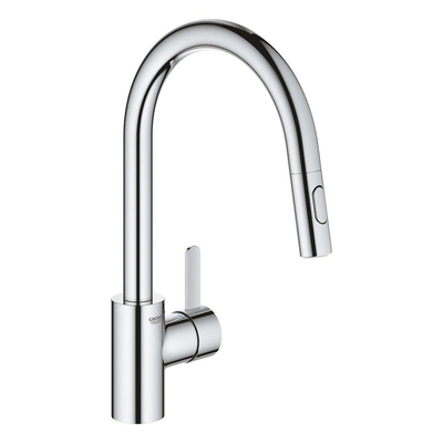 Grohe Eurosmart Cosmopolitan Keukenkraan - uittrekbare uitloop - 2 straalsoorten - chroom