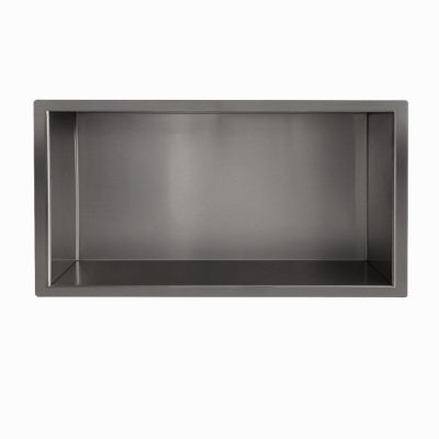 Wiesbaden Demis inbouwnis 30 x 60 x 10 cm gunmetal