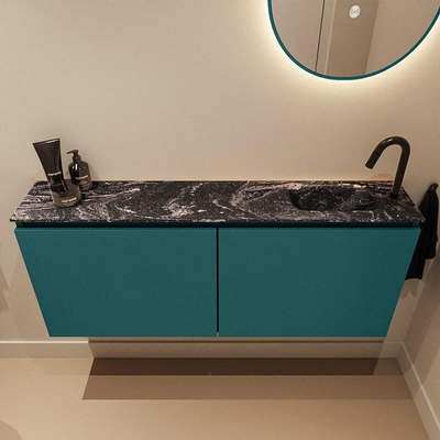 MONDIAZ TURE-DLUX meuble WC 120cm Smag. EDEN lavabo Lava position droite. Avec 1 trou de robinet.