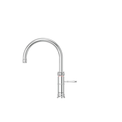 Quooker BE Classic Fusion Round robinet d'eau bouillante - bec orientable - réservoir PRO3 - Eau chaude / eau bouillante - Chrome