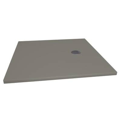 Xenz Flat Plus receveur de douche 100x100cm carré ciment