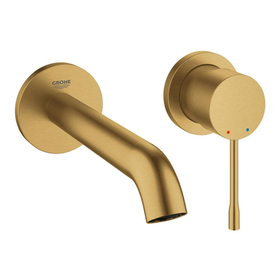 GROHE Essence New Robinet de lavabo encastré - bec 18,3 cm - taille M - brushed cool sunrise