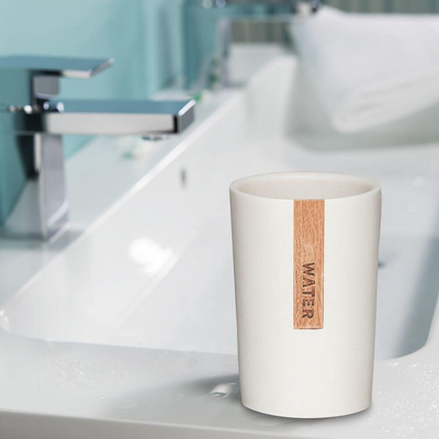 Sealskin Pierra Gobelet porte-brosses à dents Polyresin Blanc