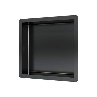 Brauer Gunmetal Edition Niche encastrable - 30x30cm - PVD - gunmetal brossé