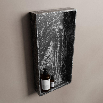 MONDIAZ EASY Nis - 59.5x29.5cm - geschikt voor in- of opbouw - 1 vak - kleur Lava