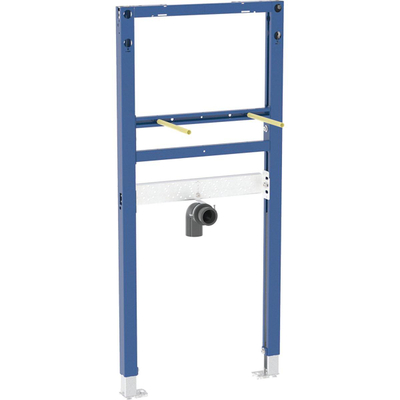 Geberit Duofix wastafel element - hoogte 112 - opbouw wastafelkraan - blauw