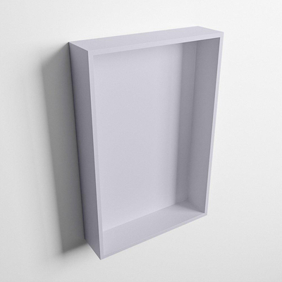Mondiaz Easy nis 29.5x44.5x8cm voor Inbouw/opbouw 1 open vak Solid surface Cale/Cale