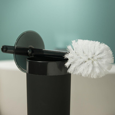 Sealskin Bloom Brosse de toilette avec support ABS Noir
