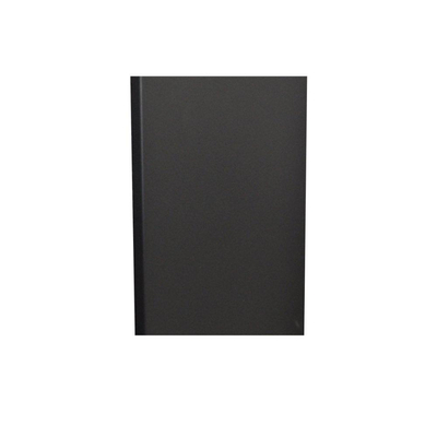 Sanicare Denso Elektrische Radiator - 180x40cm - 948W - design - thermostaat - zwart - rechtsonder - mat zwart