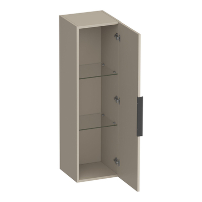 BRAUER Elevate armoire haute 120 excl. poignée à poser avec 1 porte à gauche ou à droite mat beige