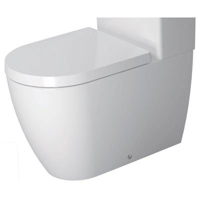 Duravit ME by Starck cuvette pour WC combiné au sol à rinçage profond vario sans réservoir 37x65cm blanc