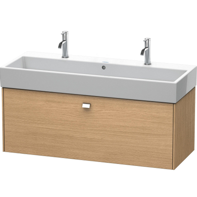 Duravit Vero air Dubbele wastafel - 120x47cm - met 2 kraangaten - met overloop - wit