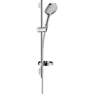 Hansgrohe Raindance Select S Doucheset - 120 - 3jet - met Unica - glijstang 65 cm en zeepschaal - hoogglans chroom