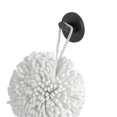 Tiger Noon Patère - 3x3cm - simple - autocollante - noir