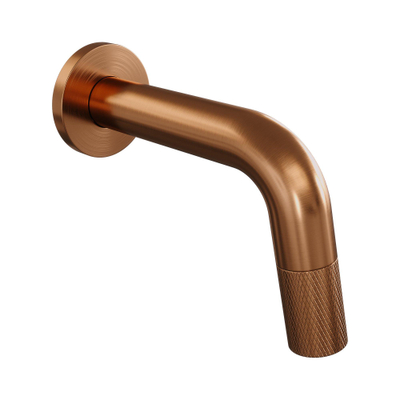 BRAUER Copper Carving Robinet de lave-mains - encastré - bec 8,5-18,5 cm - Cuivre brossé