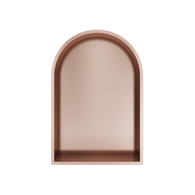 Hotbath &MORE Inbouwbox of inbouwnis Toogmodel - 30x45x10cm - Geborsteld koper PVD