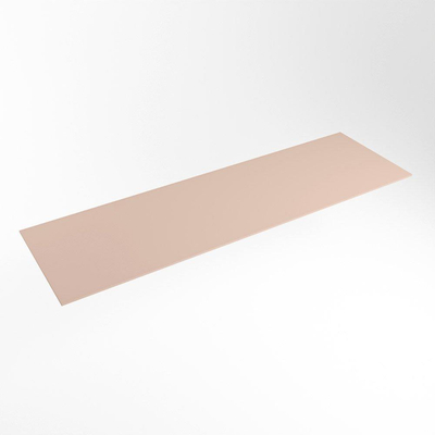 Mondiaz TOP 51 Topblad - 170x51x0.9cm - geschikt voor afdekplaat - Solid surface - Rosee