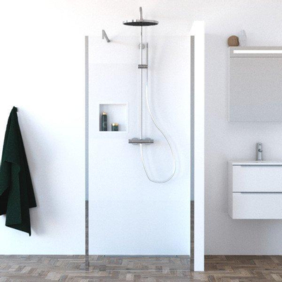 Fortifura Galeria luxe inbouwnis - 30x30x10cm - met flens - mat wit