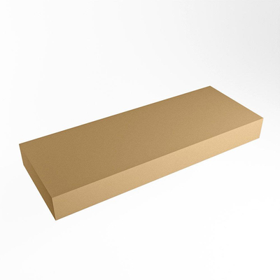 Mondiaz TOP 23 Plan sous vasque - 110x23.5x12cm - suspendu - solid surface - Oro