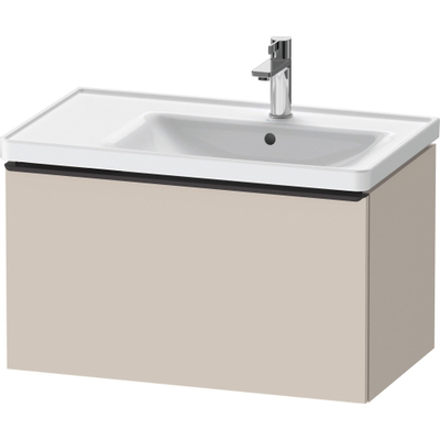 Duravit D-neo Meuble sous vasque 78.4x45.2x44cm 1 tiroir Taupe mat