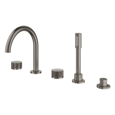 Grohe Atrio private collection 5-gats badrandmengkraan hard graphite geb