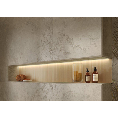 SAMPLE Terravito Favella Keramische wand- en vloertegel - 60x120cm - 9.0mm - gerectificeerd - Tortora