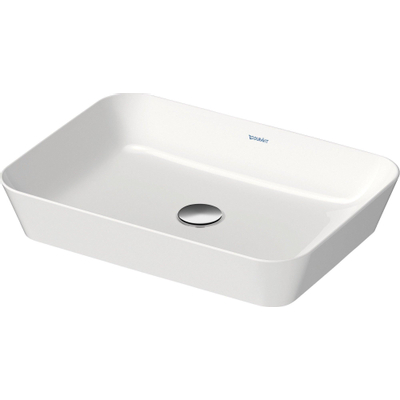 Duravit Cape Cod vasque rectangulaire sans trou de robinet sans trop-plein 55x40cm blanc mat