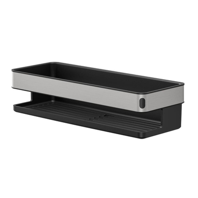 Tiger Cooper Douchemand - 28x11x7cm - zwart/geborsteld RVS