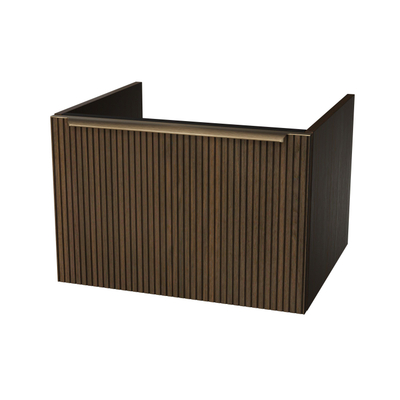 Nemo Legro onderkast - 60x45.6x40cm - greep brons - oak brown (eiken)