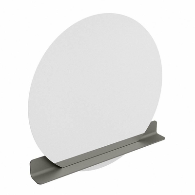 Miroir de salle de bain Mondiaz SPOT - rond 110cm - plan de miroir - couleur Smoke