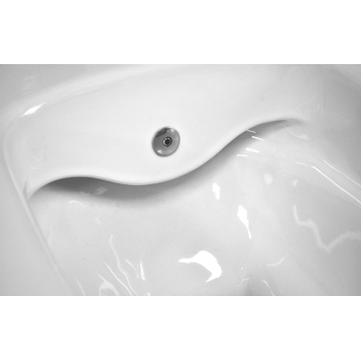 Sanicare Rondo WC suspendu – Rimfree – avec douchette de bidet intégrée – 36 x 51,5 cm – blanc