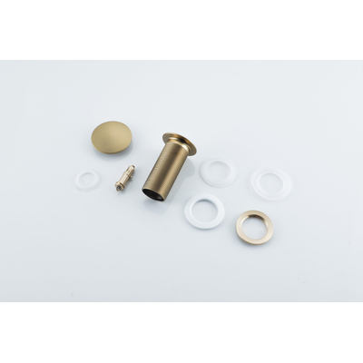 FugaFlow Eccelente Acces - bouchon de vidange prolongé - Laiton brossé PVD (Or)