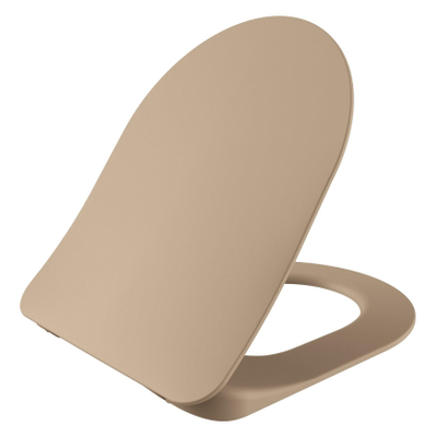 Creavit Wc-Zitting - duroplast - softclose - quick release - Inox Scharnieren - Mat Cappuccino OUTLETSTORE