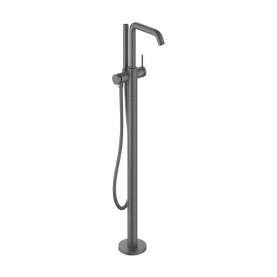 Hansgrohe Tecturis S vrijstaande badmengkraan Brushed Black Chrome