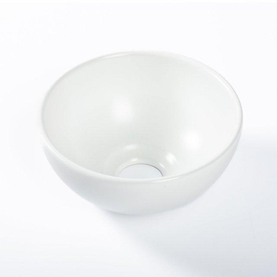 QeramiQ Dely Vasque à poser - 20x20x9cm - rond - céramique - blanc mat