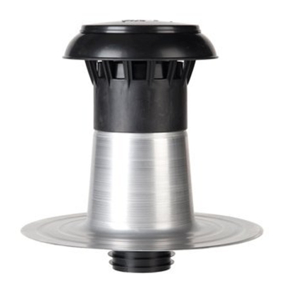 Burgerhout BM Vent 3000 Aluminium dakontluchting dubbelwandig met kunststof kap 110 125 mm