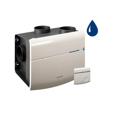 Orcon smartline MVS-15 woonhuisventilator met vochtsensor CO2 bedieningssensor