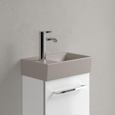 Villeroy & Boch Avento fontein - 36x22cm R - 1 kraangat - zonder overloop CeramicPlus - almond (beige)