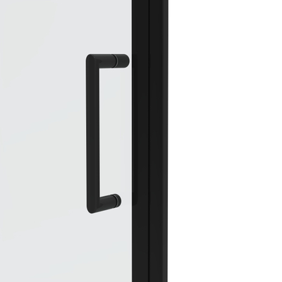 Marenza Neptune 5000 Porte de douche - 95x200cm - verre de sécurité sans profil - anti-calcaire - noir mat