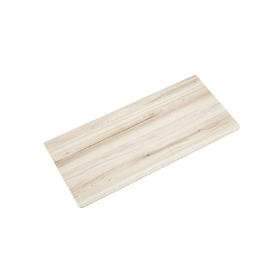 Saniclass Tops Topblad - 120x1.2x46cm - afgeronde hoeken - licht eiken