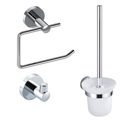 FugaFlow Eccelente Acces Toiletset 3-delig Chroom