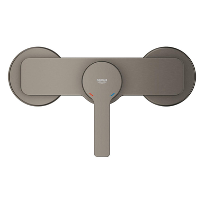 Grohe Lineare New Douchekraan - zonder omstel - met koppelingen - HOH 15cm - brushed hard graphite (antraciet)