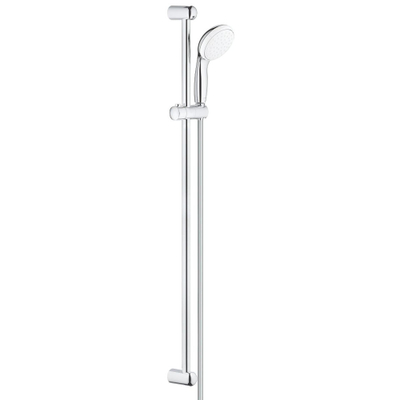 GROHE New Tempesta glijstangset met handdouche met 1 straalsoort 9.5L/min. 90cm met doucheslang 175cm chroom/wit TWEEDEKANS