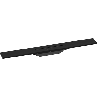 Hansgrohe RainDrain Flex Caniveau de douche - 70cm - raccourcissable - montage mural - noir mat