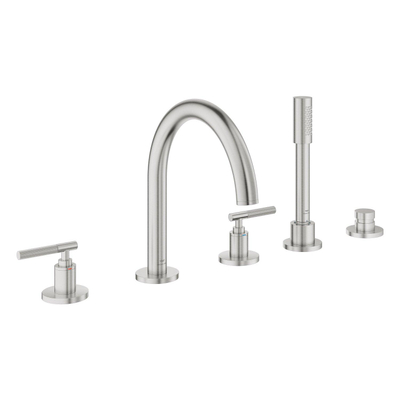 Grohe Atrio private collection badrandmengkraan - opbouw - supersteel